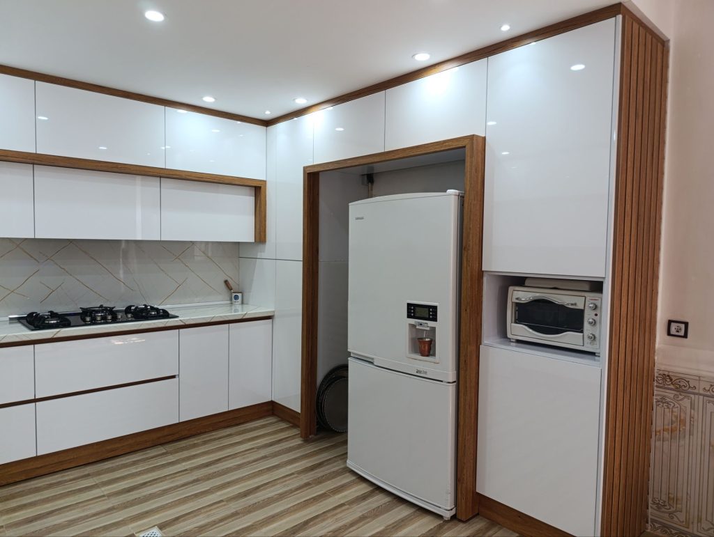 کابینت اقساطی با طراحی مدرن برای اشپزخانه ایرانی